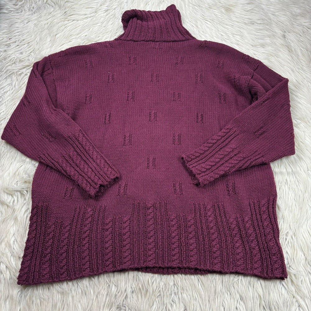 Vintage 1994 Marissa Christina Women's MP Christmas Turtleneck Tunic Sweater - Picture 6 of 6